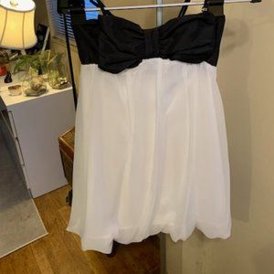 Xhilaration Black and whiteParty Dress